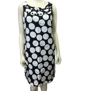 ELIZABETH‎ HOWARD LINEN BLEND SLEEVELESS SHEATH DRESS 14